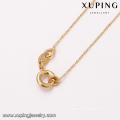 41663 xuping umwelt kupfer modeschmuck gold frauen halskette